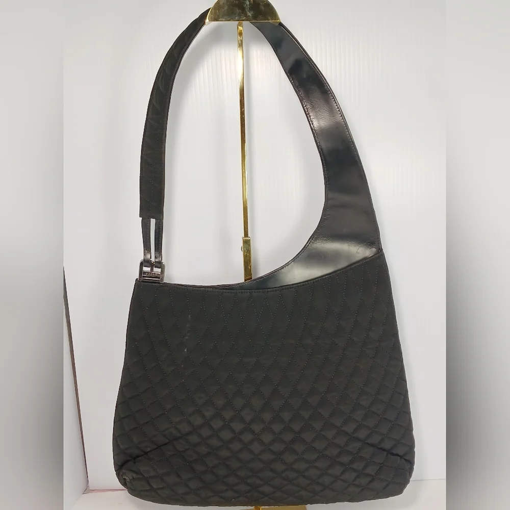 Bally vintge black Shoulder Bag *Unique - Picture 3 of 6